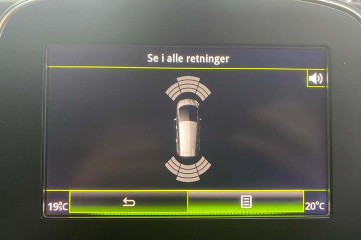 Sort Renault Grand Scenic IV fra 2017 set indefra