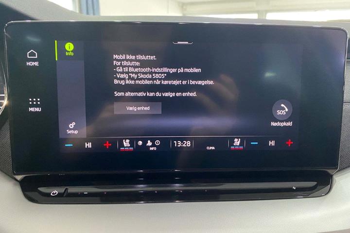 Blå Skoda Octavia fra 2021