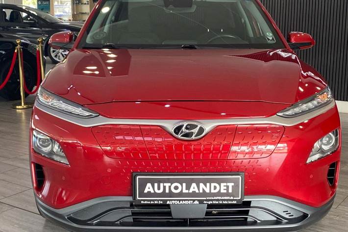 Grå Hyundai Kona fra 2019