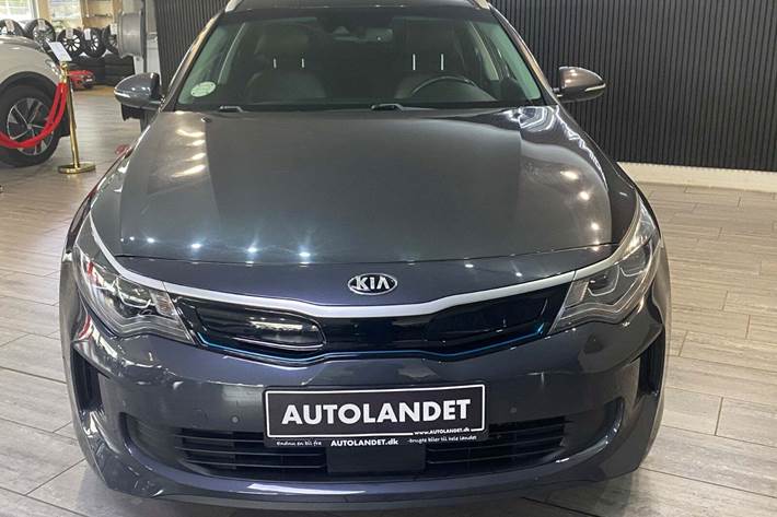 Grå Kia Optima fra 2018