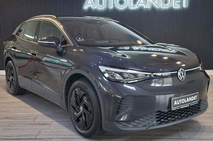 Sort VW ID.4 fra 2022 set udefra