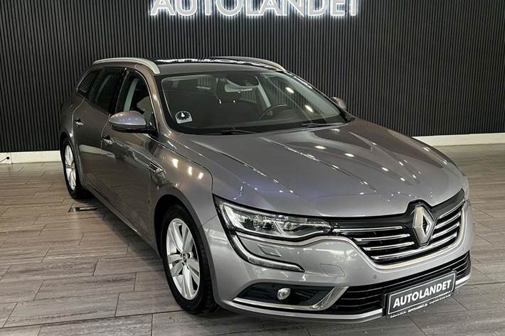 Grå Renault Talisman fra 2017 set udefra