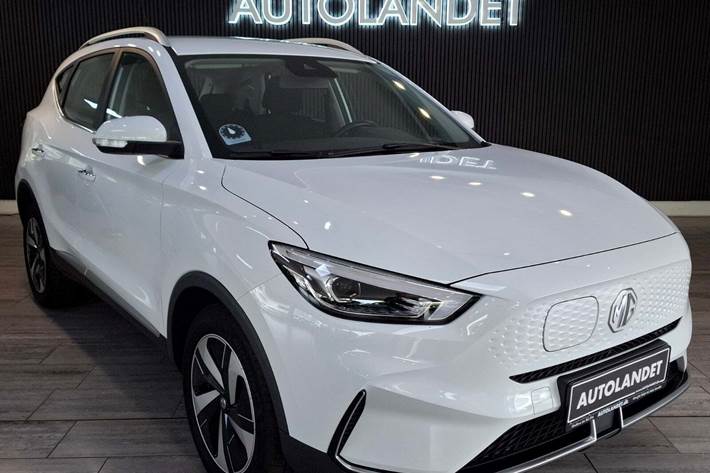 Hvid MG ZS fra 2022 set udefra