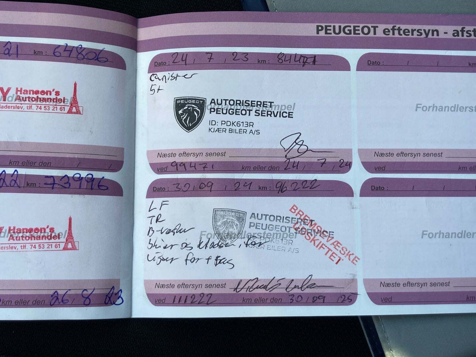 Sølv Peugeot 108 fra 2014