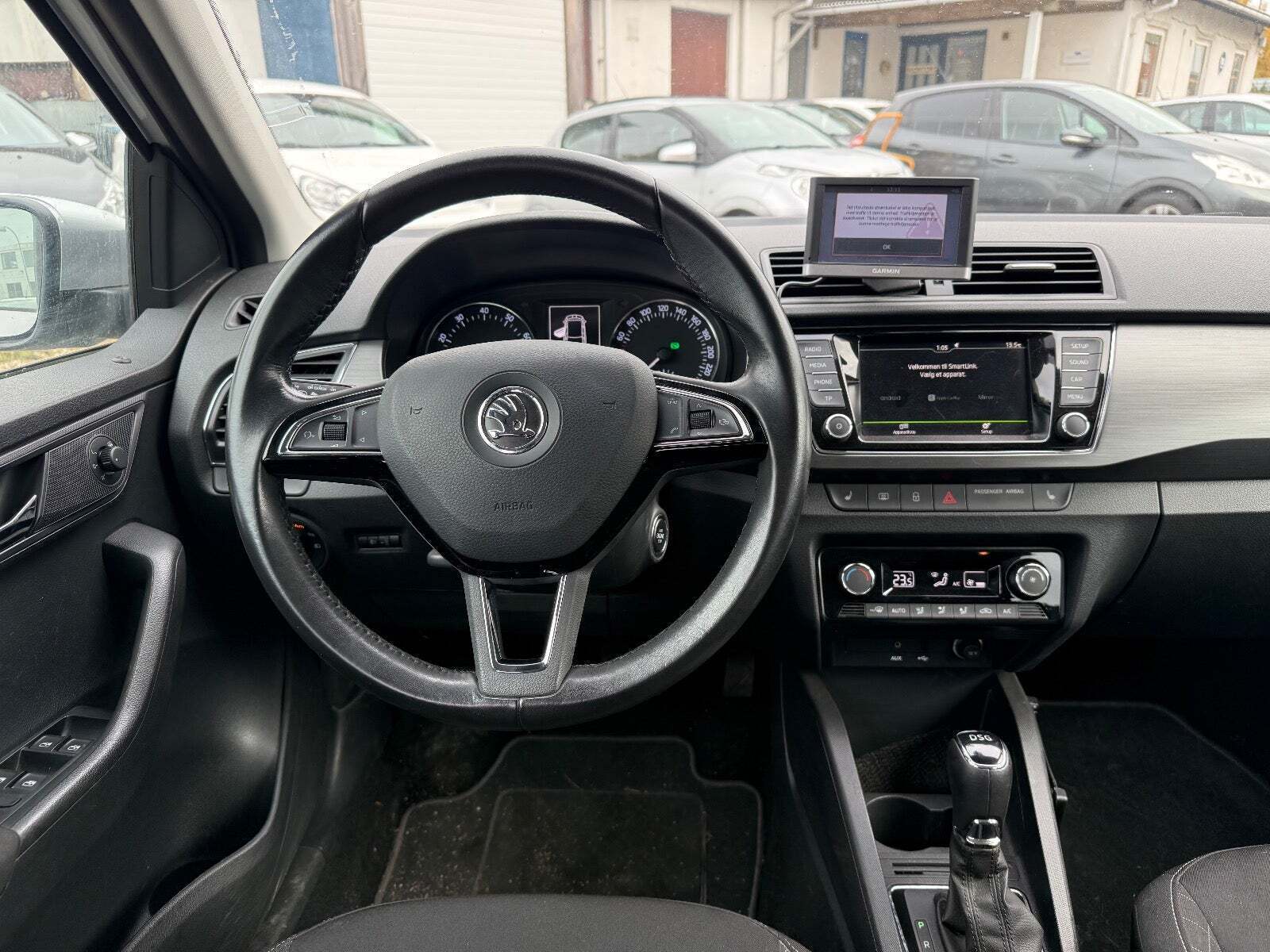 Sølv Skoda Fabia fra 2016