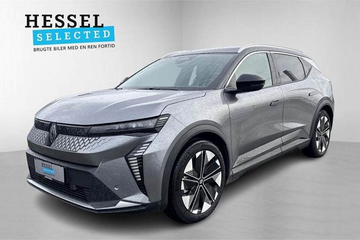 Grå Renault Scenic E-Tech fra 2024 set udefra
