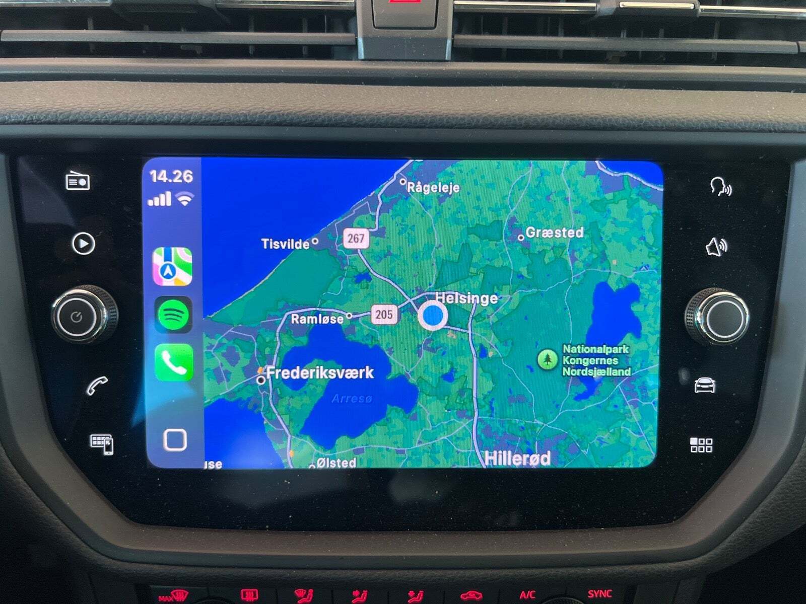 Rød Seat Arona fra 2018