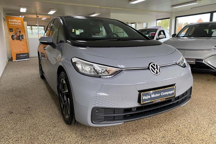 Grå VW ID.3 fra 2023