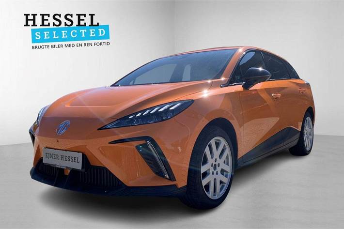 Orange MG 4 fra 2024 set udefra