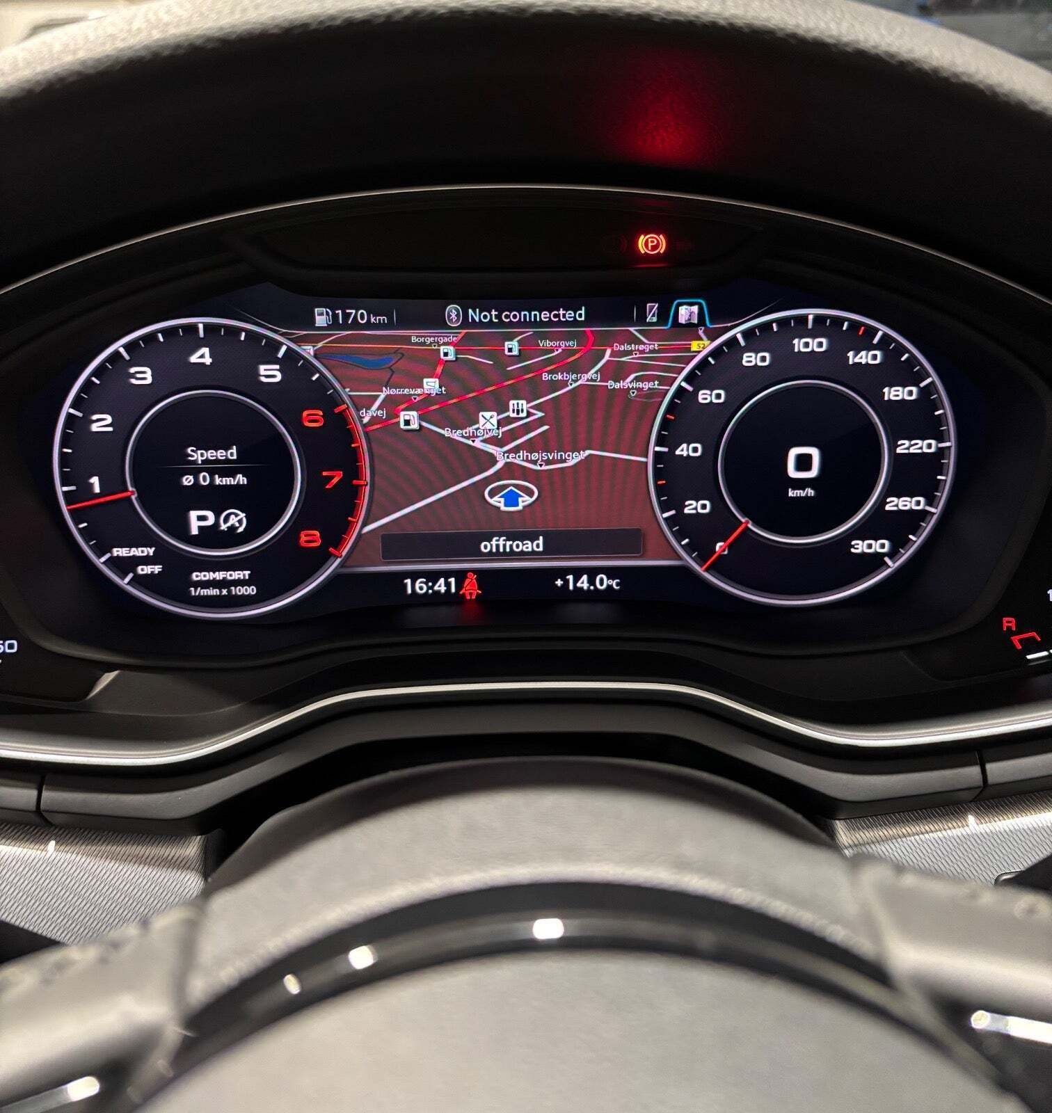 Grå Audi A5 fra 2017