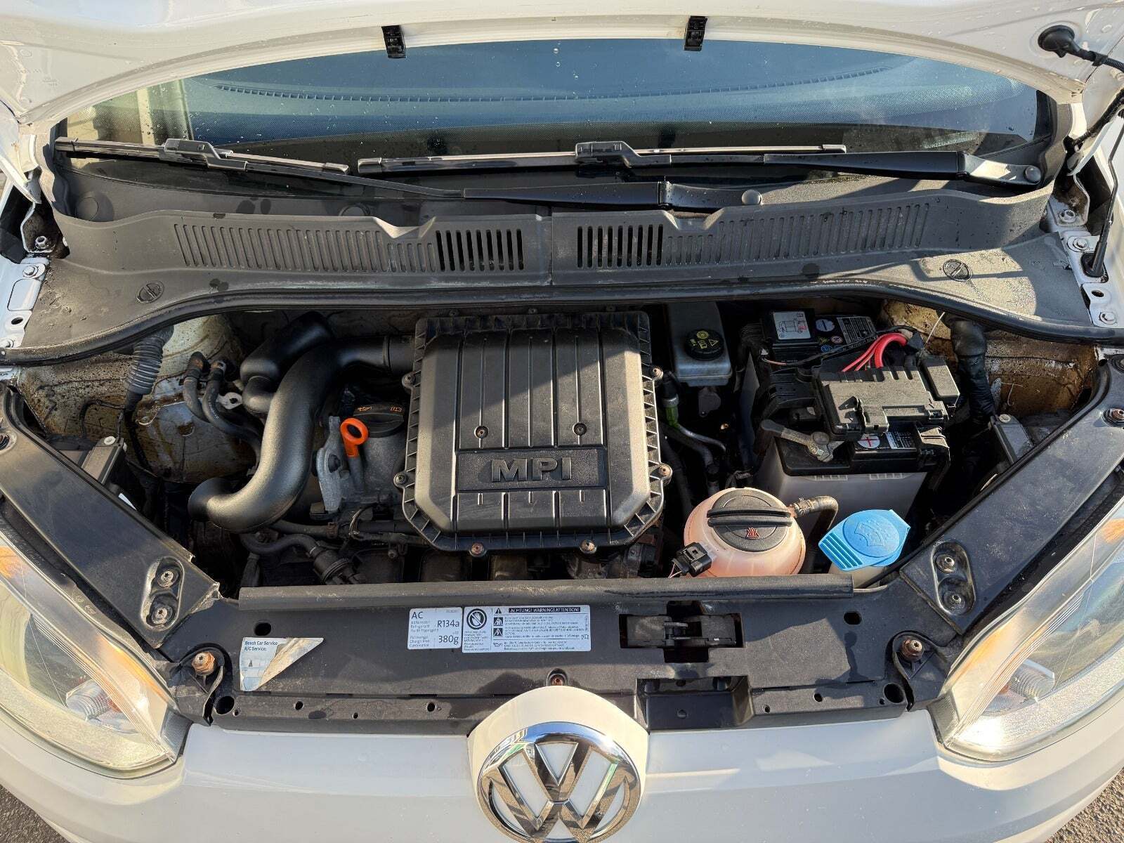 Hvid VW UP! fra 2013