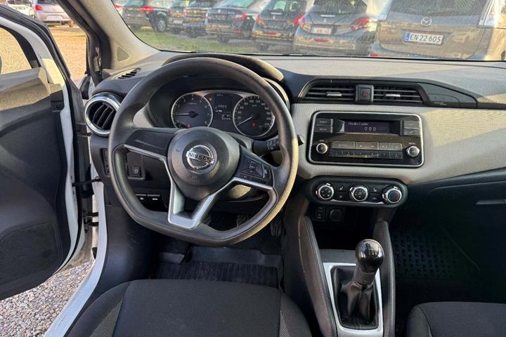 Hvid Nissan Micra fra 2017