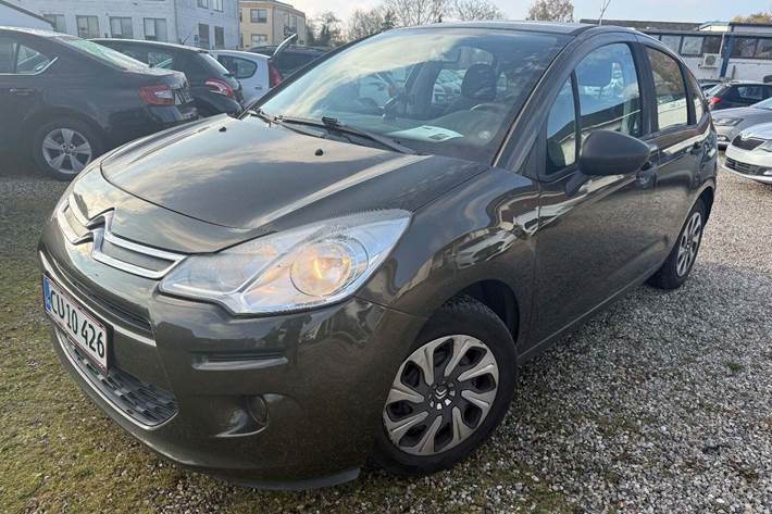 Brun Citroën C3 fra 2013 set udefra