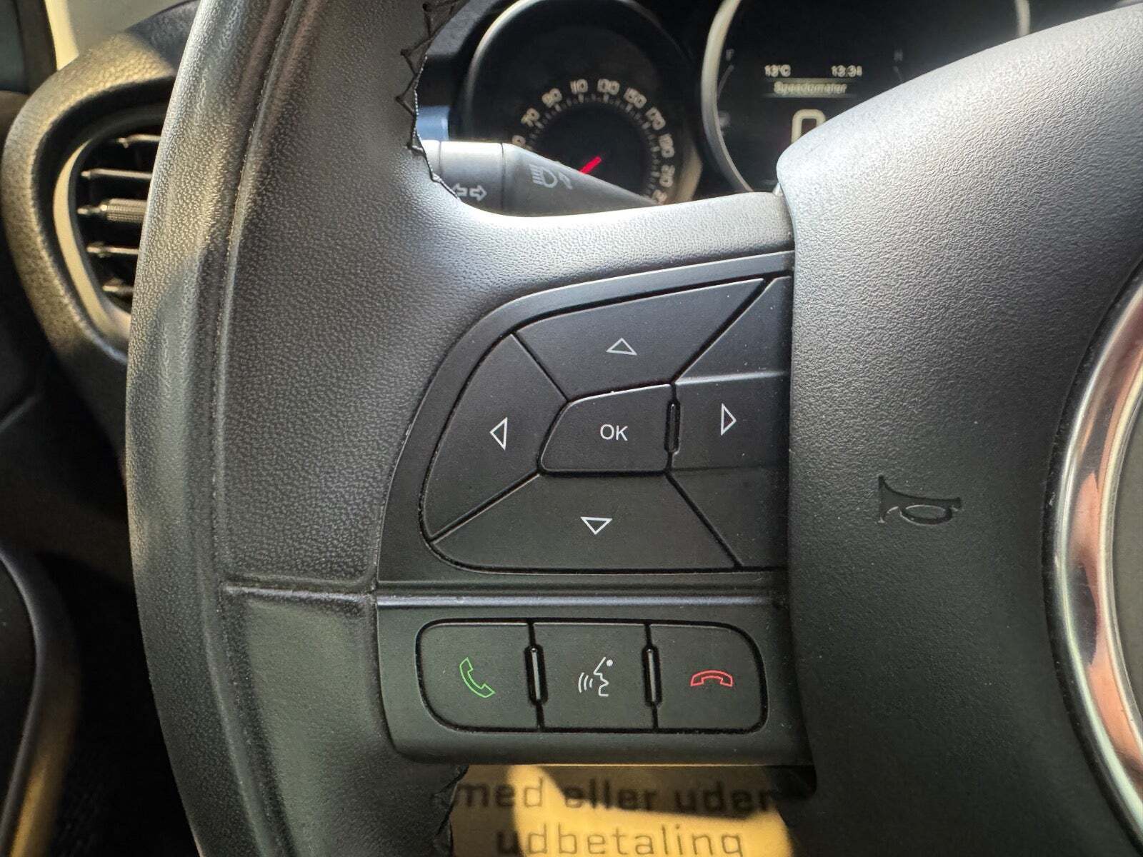 Blå Fiat 500X fra 2018