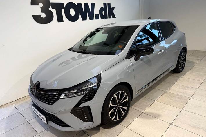 Grå Renault Clio V fra 2024