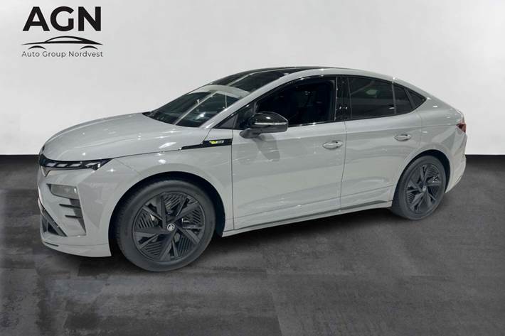 Grå Skoda Enyaq fra 2025