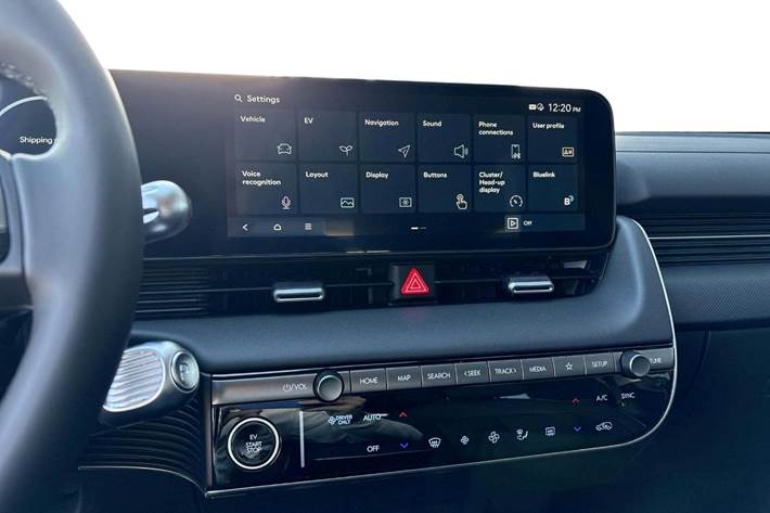 Blå Hyundai Ioniq 5 fra 2025