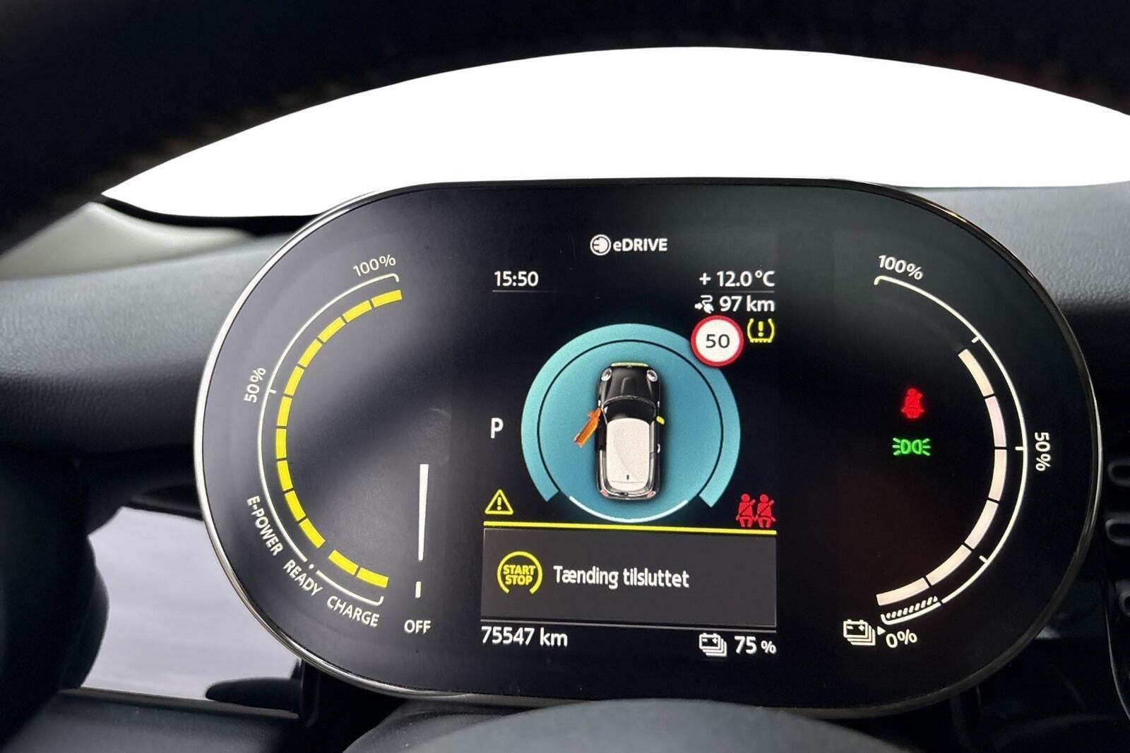 Grå Mini Cooper SE fra 2021