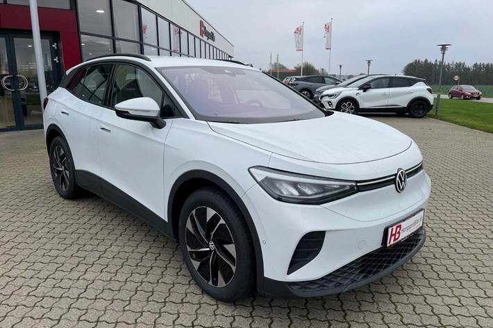 Hvid VW ID.4 fra 2026 set udefra