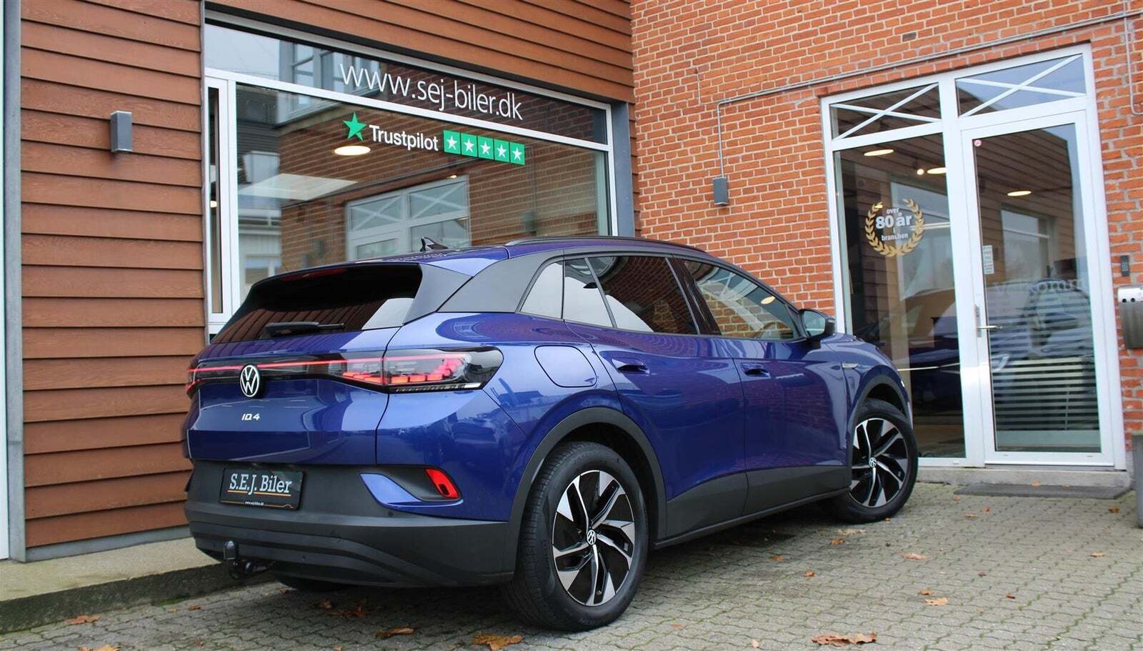 Blå VW ID.4 fra 2022