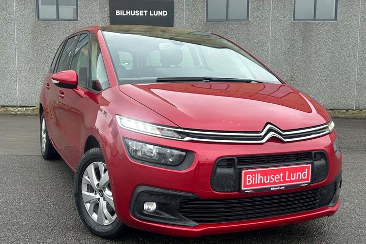 Rød Citroën Grand C4 Picasso fra 2018 set udefra