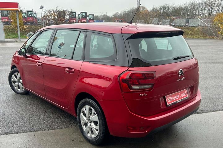 Rød Citroën Grand C4 Picasso fra 2018