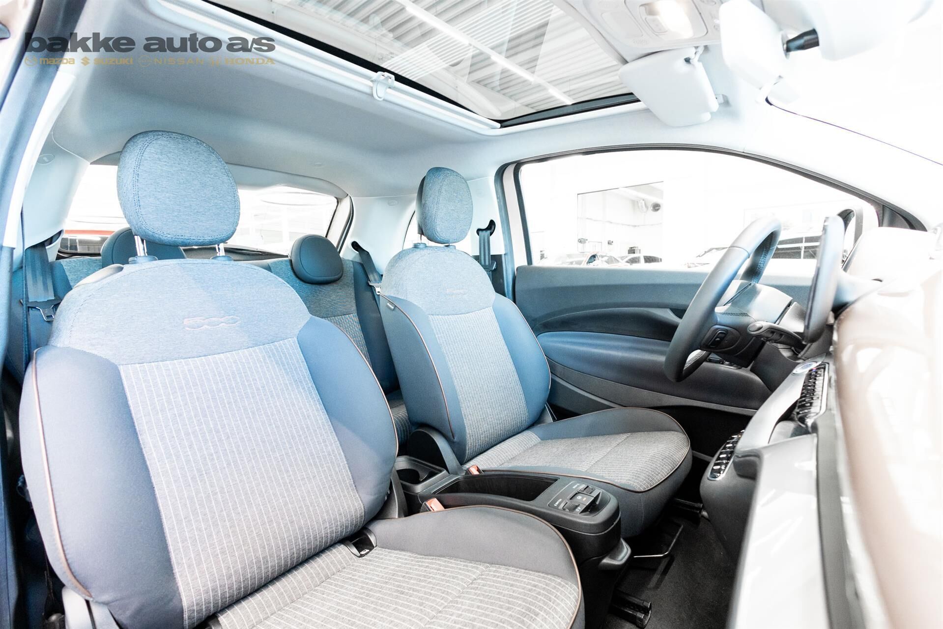 Gul Fiat 500e fra 2022