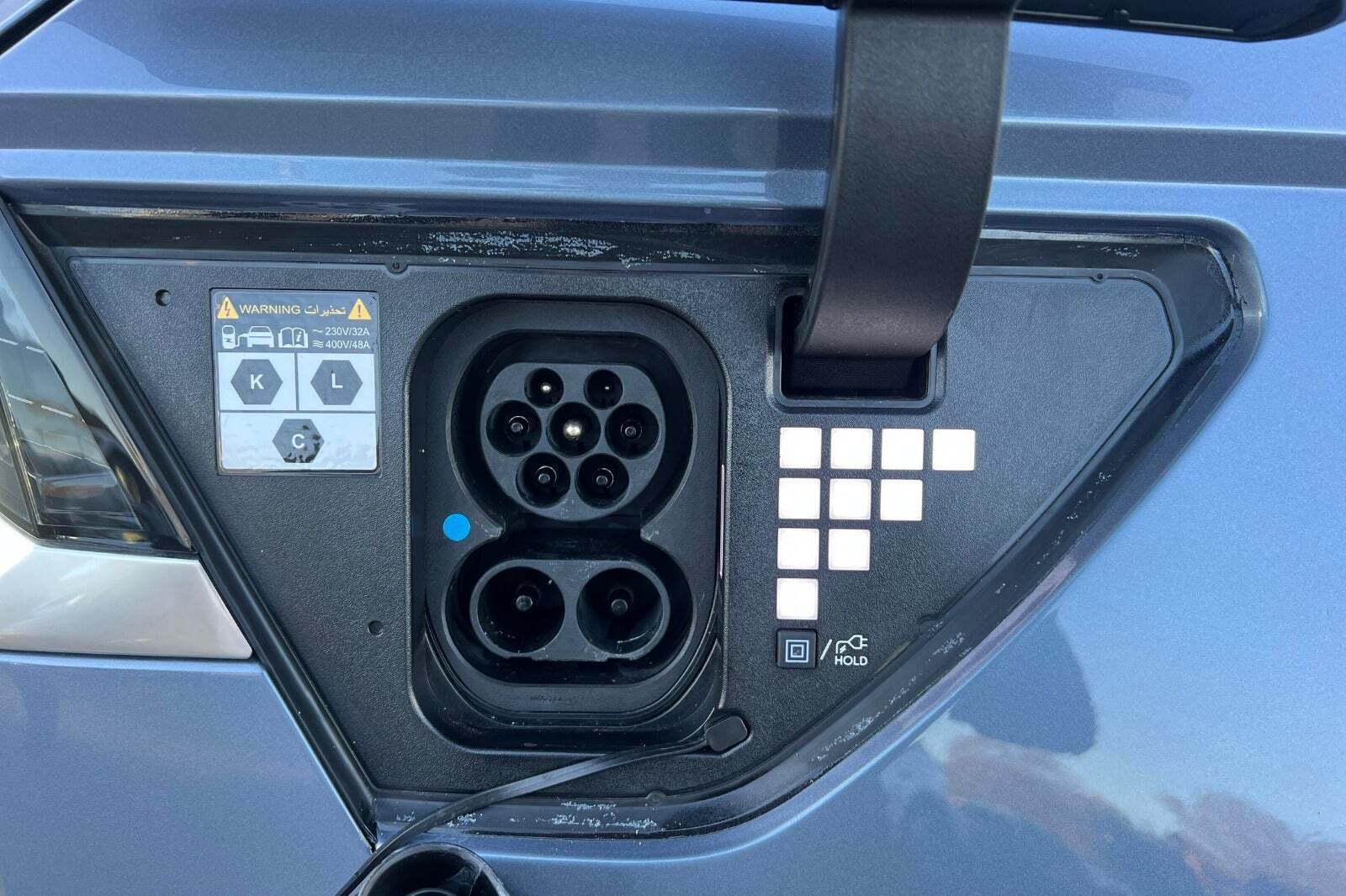 Blå Hyundai Ioniq 5 fra 2025