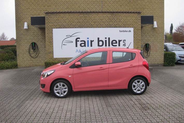 Pink Opel Karl fra 2018