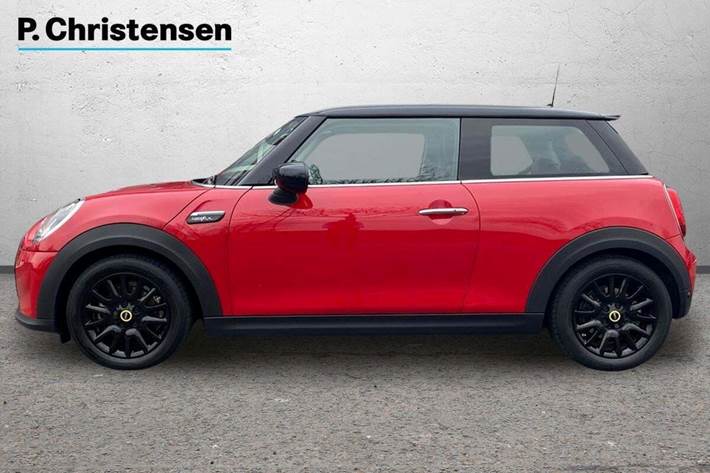 Rød Mini Cooper SE fra 2022