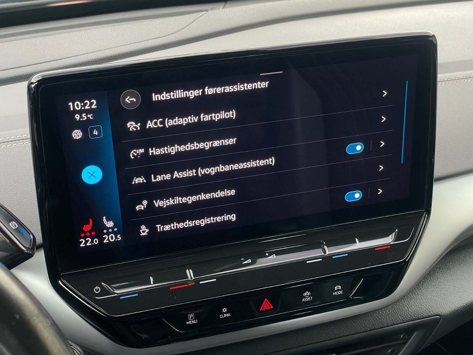 Blå VW ID.5 fra 2023