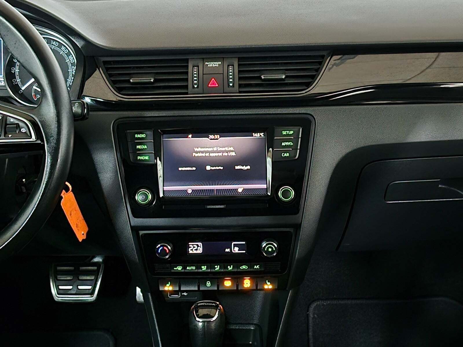 Sølv Skoda Rapid fra 2019