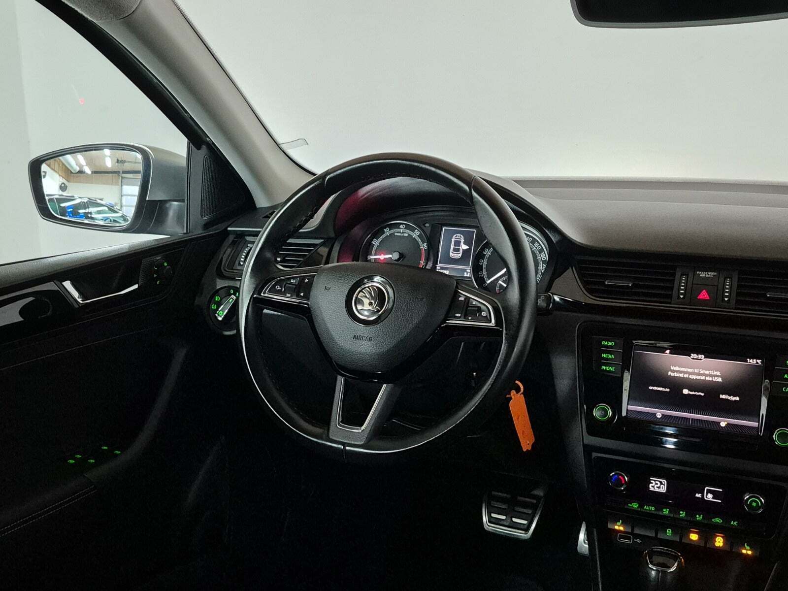 Sølv Skoda Rapid fra 2019