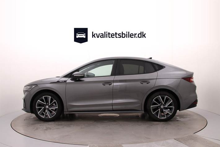 Grå Skoda Enyaq fra 2025