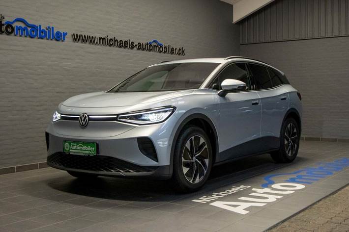 Sølv VW ID.4 fra 2025 set udefra