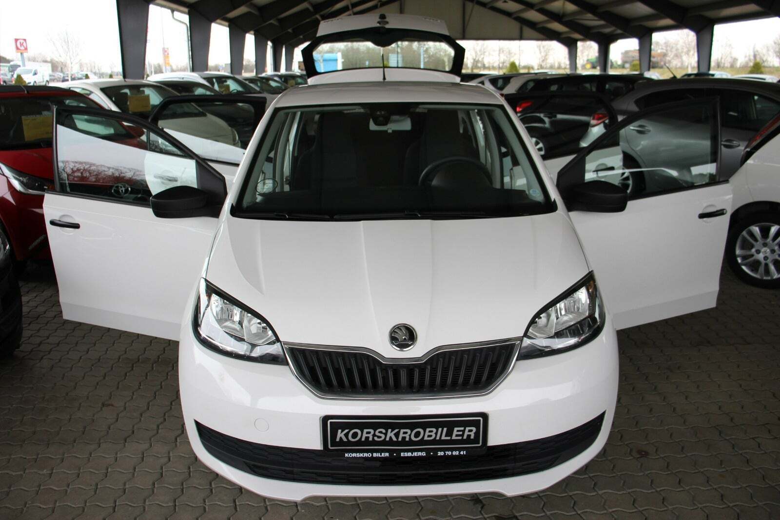 Hvid Skoda Citigo fra 2018