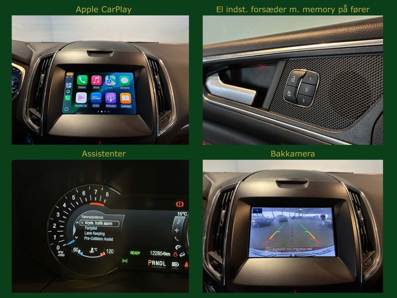 Rød Ford S-MAX fra 2021