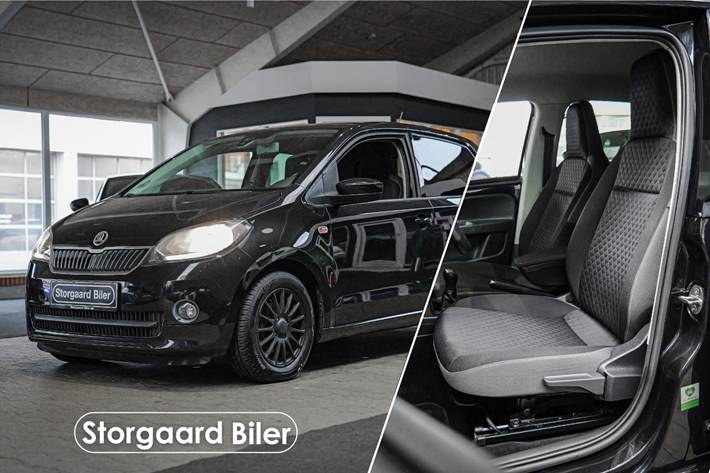 Sort Skoda Citigo fra 2017