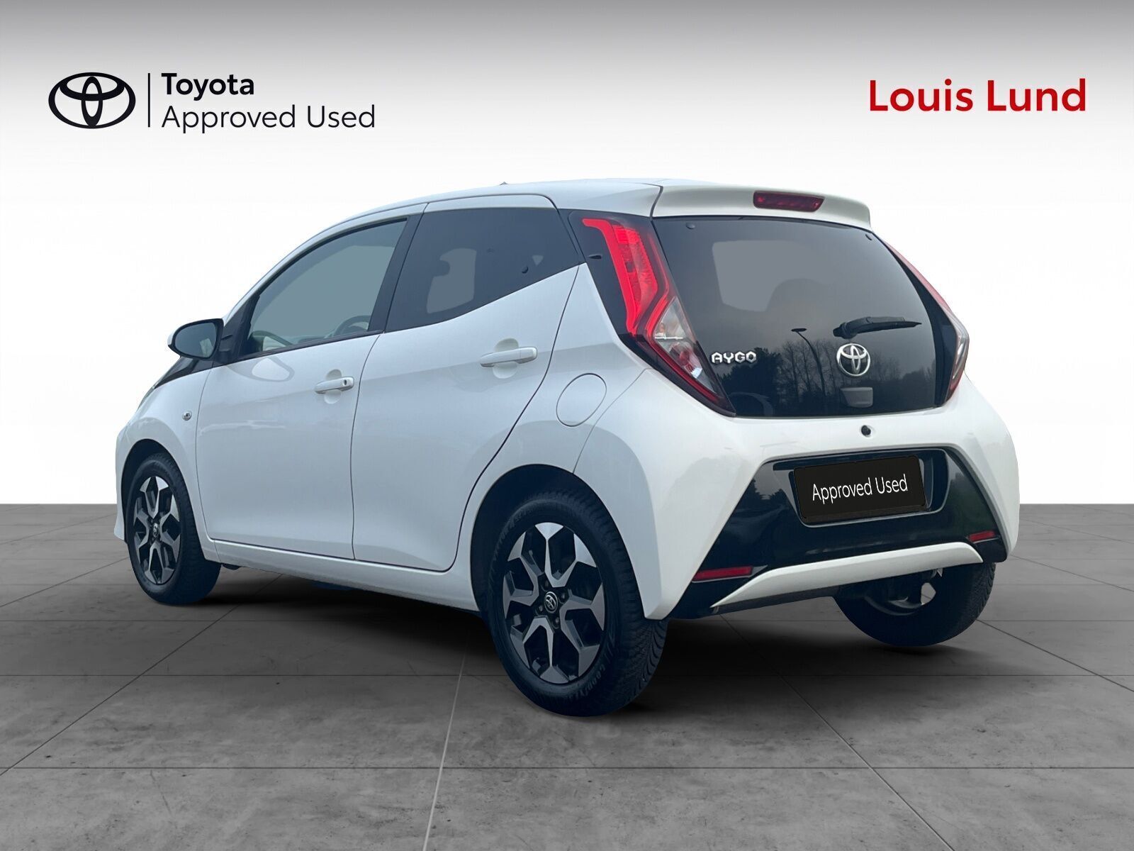 Hvid Toyota Aygo fra 2020