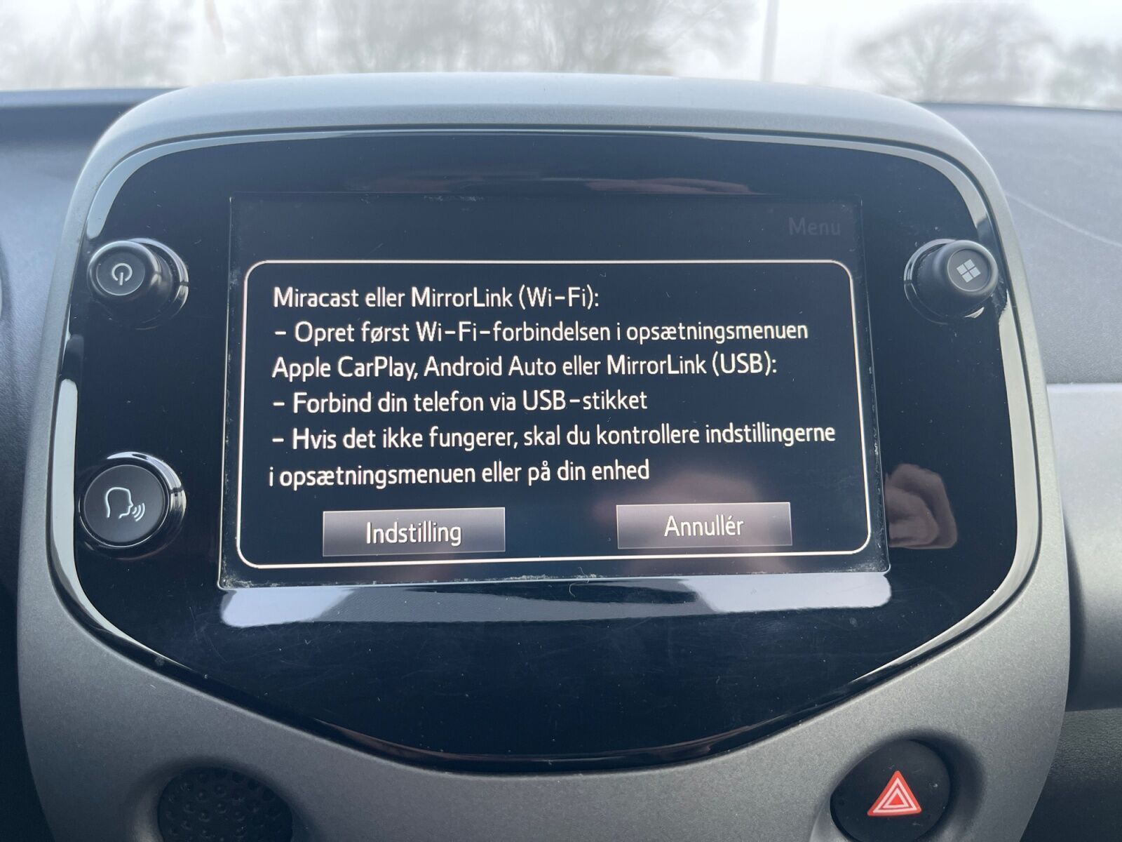 Hvid Toyota Aygo fra 2020