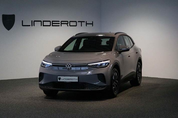 Grå VW ID.4 fra 2026 set udefra