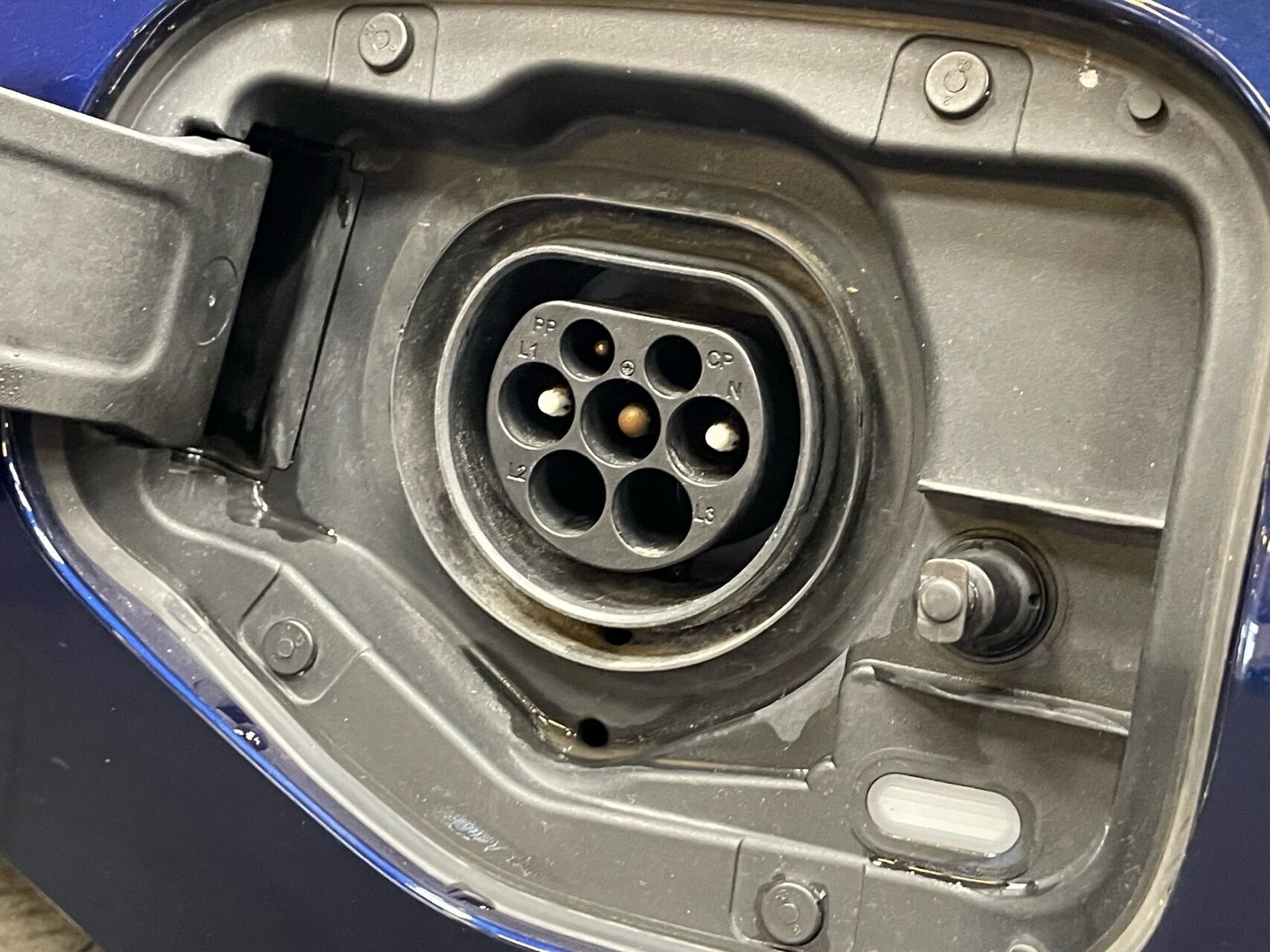 Blå Audi A3 fra 2021