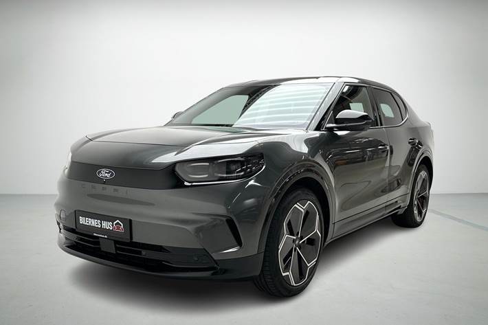 Grå Ford Capri fra 2024 set udefra