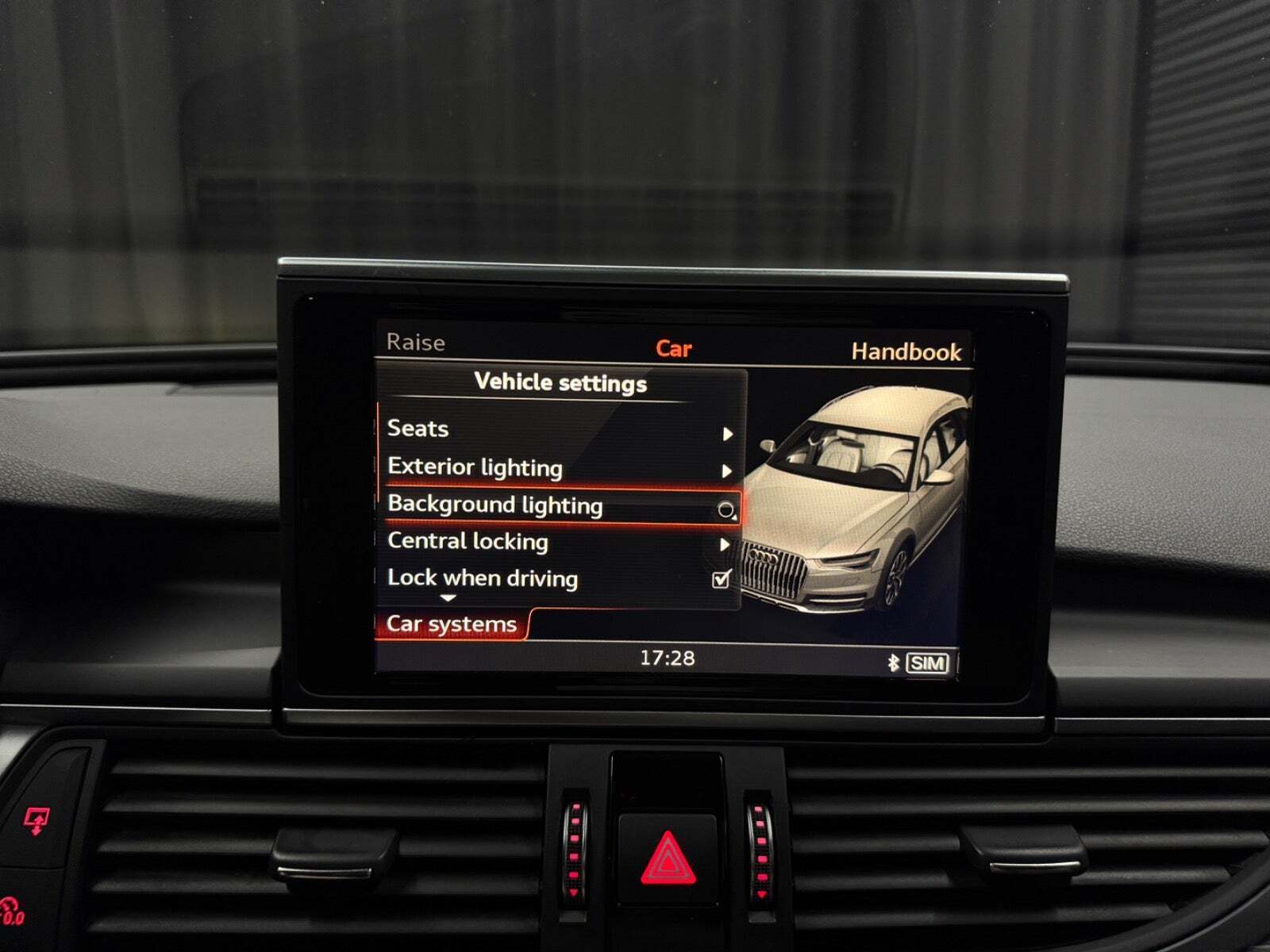 Sort Audi A6 Allroad fra 2014