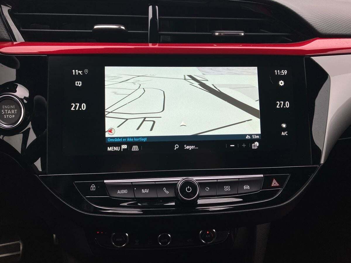 Hvid Opel Corsa-e fra 2023