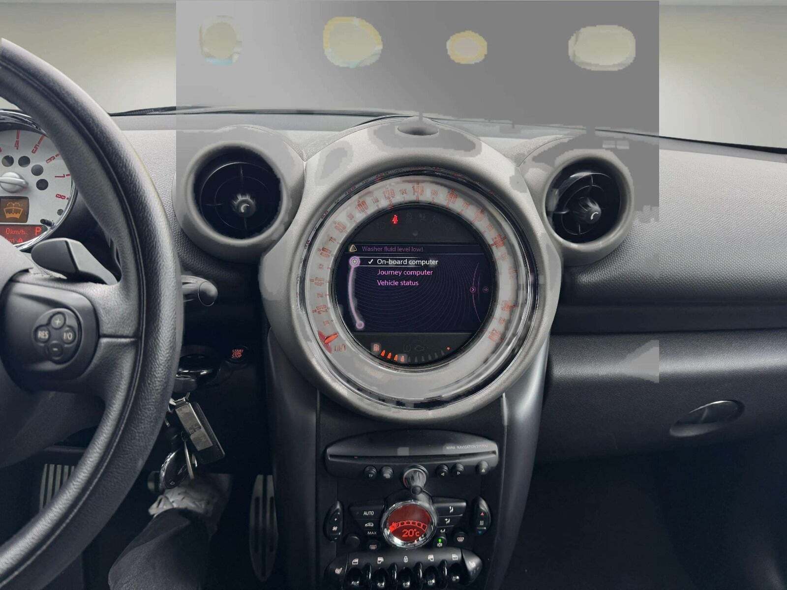 Hvid Mini Countryman Cooper S fra 2012