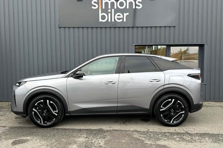 Grå Peugeot e-3008 fra 2024