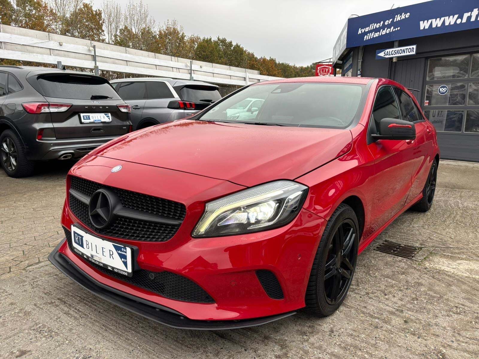 Hvid Mercedes A180 d fra 2016