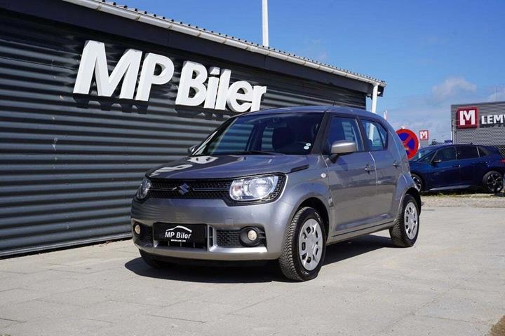Sølv Suzuki Ignis fra 2019 set udefra