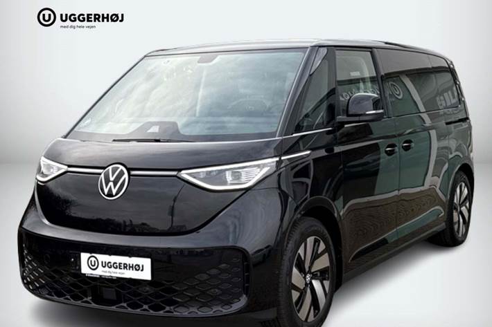 Sort VW ID.Buzz fra 2025 set udefra